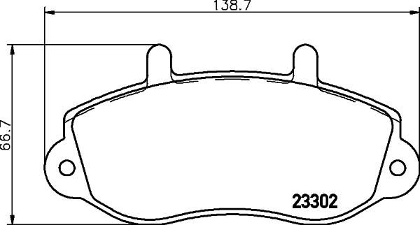 HELLA 8DB 355 019-321 - Kit pastiglie freno, Freno a disco www.autoricambit.com