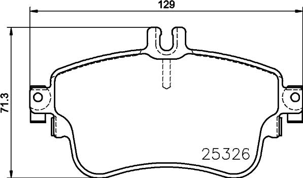 HELLA 8DB 355 019-751 - Kit pastiglie freno, Freno a disco www.autoricambit.com