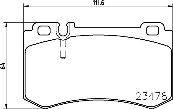 HELLA 8DB 355 014-941 - Kit pastiglie freno, Freno a disco www.autoricambit.com