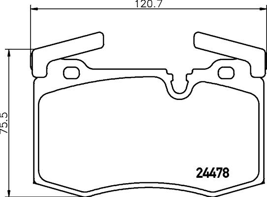 HELLA 8DB 355 014-111 - Kit pastiglie freno, Freno a disco www.autoricambit.com