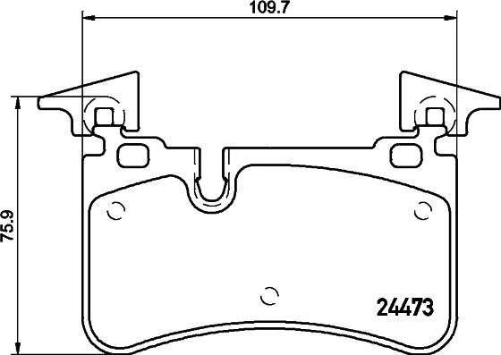 HELLA 8DB 355 014-811 - Kit pastiglie freno, Freno a disco www.autoricambit.com