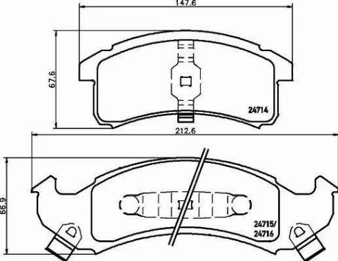 HELLA 8DB 355 014-271 - Kit pastiglie freno, Freno a disco www.autoricambit.com