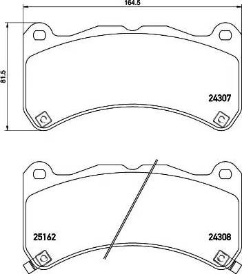 HELLA 8DB 355 015-471 - Kit pastiglie freno, Freno a disco www.autoricambit.com