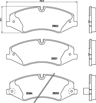 HELLA 8DB 355 015-551 - Kit pastiglie freno, Freno a disco www.autoricambit.com