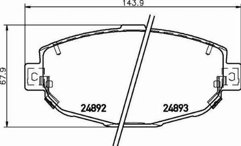 HELLA 8DB 355 015-341 - Kit pastiglie freno, Freno a disco www.autoricambit.com