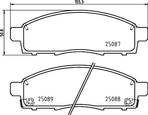 HELLA 8DB 355 023-401 - Kit pastiglie freno, Freno a disco www.autoricambit.com