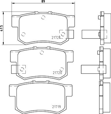 HELLA 8DB 355 016-451 - Kit pastiglie freno, Freno a disco www.autoricambit.com