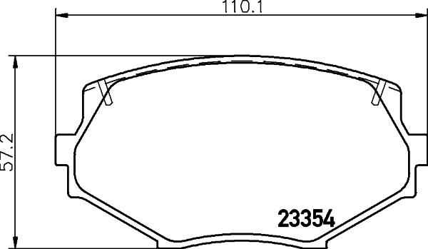 HELLA 8DB 355 016-861 - Kit pastiglie freno, Freno a disco www.autoricambit.com