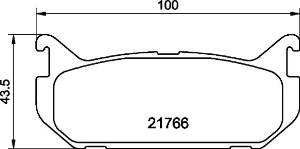 HELLA 8DB 355 016-711 - Kit pastiglie freno, Freno a disco www.autoricambit.com