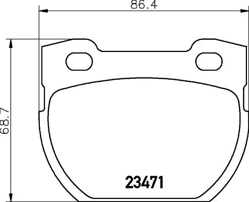 HELLA 8DB 355 010-921 - Kit pastiglie freno, Freno a disco www.autoricambit.com