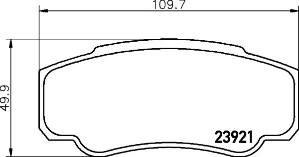 HELLA 8DB 355 010-411 - Kit pastiglie freno, Freno a disco www.autoricambit.com