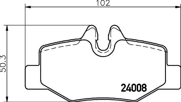 HELLA 8DB 355 030-711 - Kit pastiglie freno, Freno a disco www.autoricambit.com