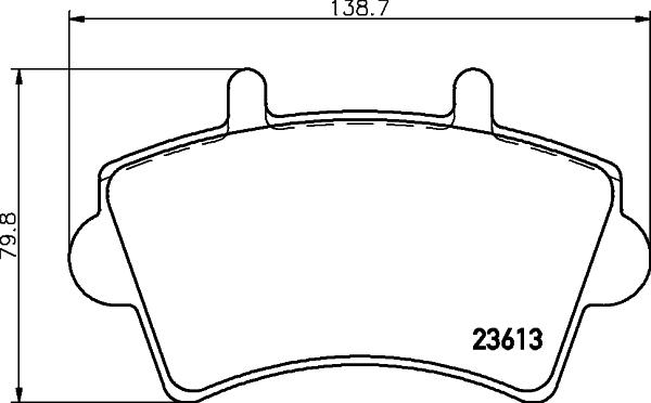 HELLA 8DB 355 010-021 - Kit pastiglie freno, Freno a disco www.autoricambit.com