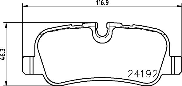 HELLA 8DB 355 011-981 - Kit pastiglie freno, Freno a disco www.autoricambit.com