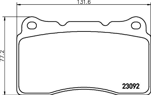 HELLA 8DB 355 011-431 - Kit pastiglie freno, Freno a disco www.autoricambit.com