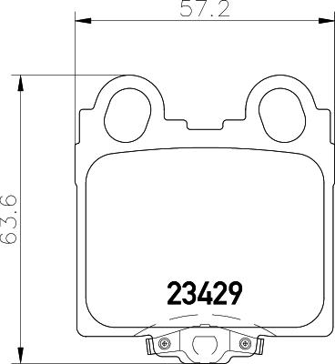 HELLA 8DB 355 011-591 - Kit pastiglie freno, Freno a disco www.autoricambit.com