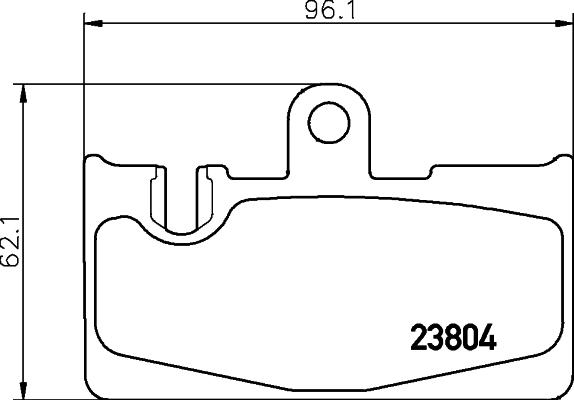 HELLA 8DB 355 011-661 - Kit pastiglie freno, Freno a disco www.autoricambit.com