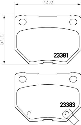 HELLA 8DB 355 011-601 - Kit pastiglie freno, Freno a disco www.autoricambit.com