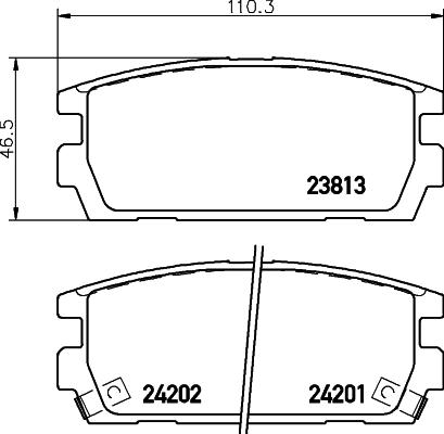 HELLA 8DB 355 011-841 - Kit pastiglie freno, Freno a disco www.autoricambit.com