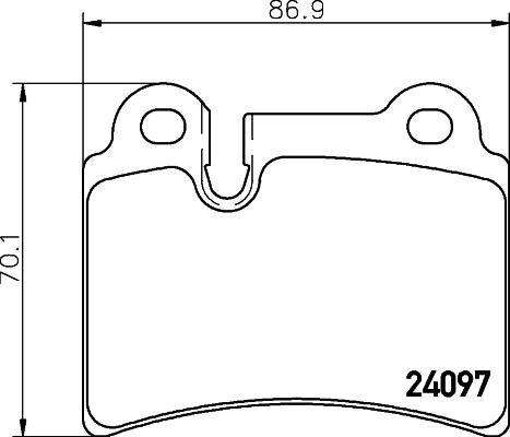 HELLA 8DB 355 011-861 - Kit pastiglie freno, Freno a disco www.autoricambit.com