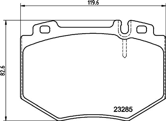 HELLA 8DB 355 011-831 - Kit pastiglie freno, Freno a disco www.autoricambit.com