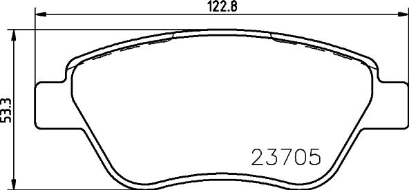 HELLA 8DB 355 011-871 - Kit pastiglie freno, Freno a disco www.autoricambit.com