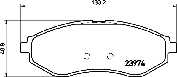 HELLA 8DB 355 011-251 - Kit pastiglie freno, Freno a disco www.autoricambit.com