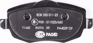 HELLA 8DB 355 011-221 - Kit pastiglie freno, Freno a disco www.autoricambit.com