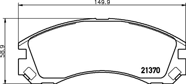 HELLA 8DB 355 011-751 - Kit pastiglie freno, Freno a disco www.autoricambit.com