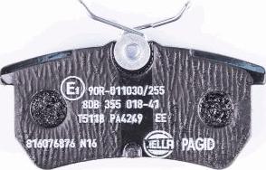 HELLA 8DB 355 018-411 - Kit pastiglie freno, Freno a disco www.autoricambit.com