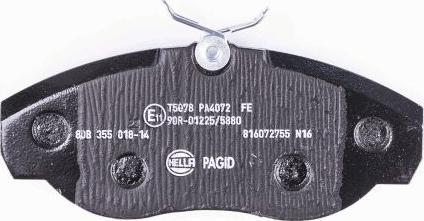 HELLA 8DB 355 018-141 - Kit pastiglie freno, Freno a disco www.autoricambit.com