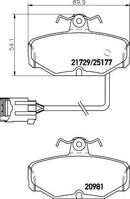 BENDIX 571855 - Kit pastiglie freno, Freno a disco www.autoricambit.com