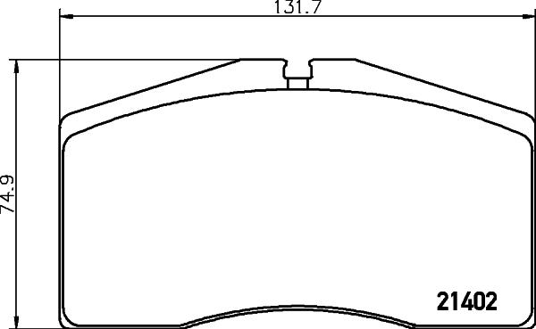 HELLA 8DB 355 018-301 - Kit pastiglie freno, Freno a disco www.autoricambit.com