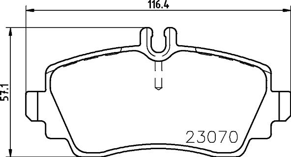 HELLA 8DB 355 018-311 - Kit pastiglie freno, Freno a disco www.autoricambit.com