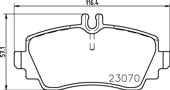 HELLA 8DB 355 018-281 - Kit pastiglie freno, Freno a disco www.autoricambit.com