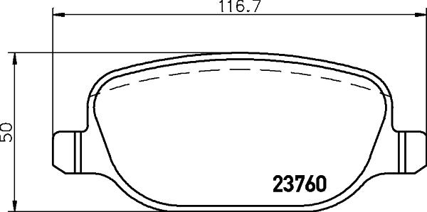 HELLA 8DB 355 018-771 - Kit pastiglie freno, Freno a disco www.autoricambit.com