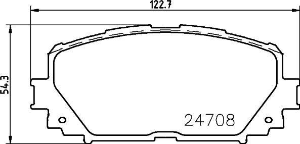 HELLA 8DB 355 013-901 - Kit pastiglie freno, Freno a disco www.autoricambit.com