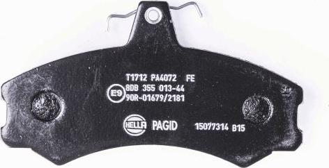 HELLA 8DB 355 013-441 - Kit pastiglie freno, Freno a disco www.autoricambit.com