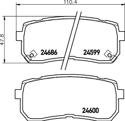 HELLA 8DB 355 013-551 - Kit pastiglie freno, Freno a disco www.autoricambit.com