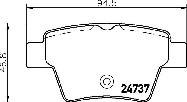 HELLA 8DB 355 013-851 - Kit pastiglie freno, Freno a disco www.autoricambit.com