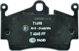 HELLA 8DB 355 013-311 - Kit pastiglie freno, Freno a disco www.autoricambit.com