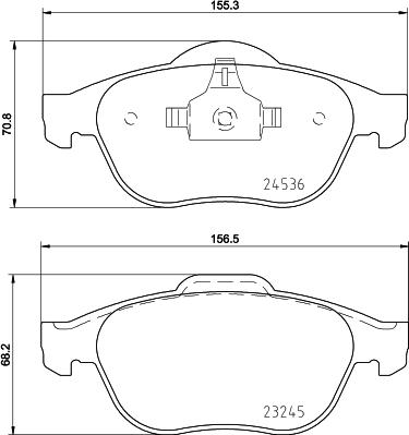 HELLA 8DB 355 013-241 - Kit pastiglie freno, Freno a disco www.autoricambit.com