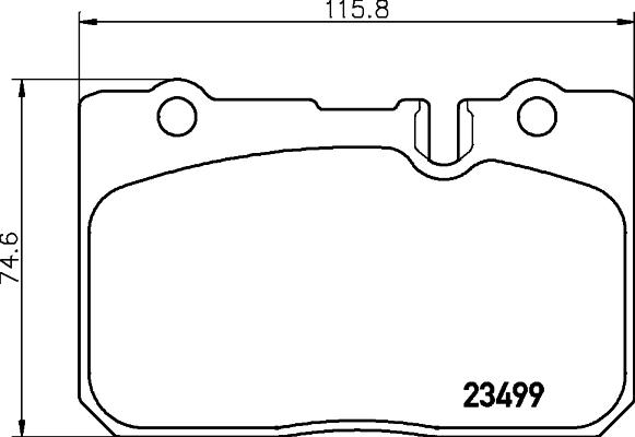 HELLA 8DB 355 013-231 - Kit pastiglie freno, Freno a disco www.autoricambit.com