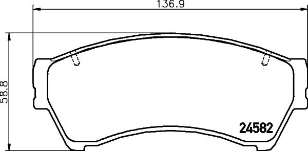 HELLA 8DB 355 013-701 - Kit pastiglie freno, Freno a disco www.autoricambit.com