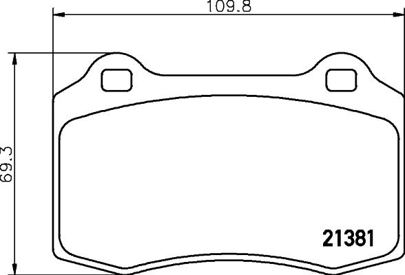 HELLA 8DB 355 012-981 - Kit pastiglie freno, Freno a disco www.autoricambit.com