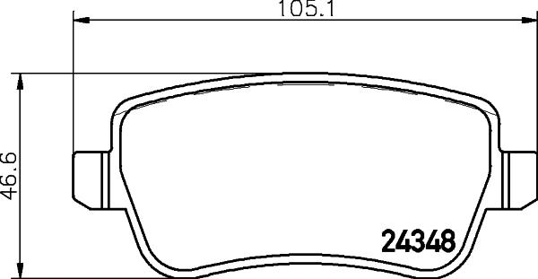 HELLA 8DB 355 012-411 - Kit pastiglie freno, Freno a disco www.autoricambit.com