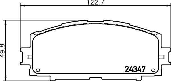 HELLA 8DB 355 012-361 - Kit pastiglie freno, Freno a disco www.autoricambit.com