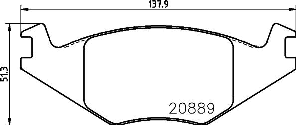 HELLA 8DB 355 017-491 - Kit pastiglie freno, Freno a disco www.autoricambit.com