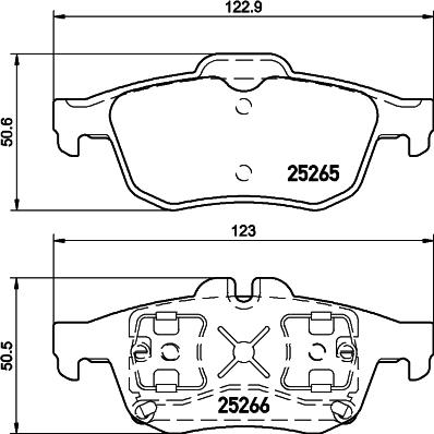 HELLA 8DB 355 017-341 - Kit pastiglie freno, Freno a disco www.autoricambit.com