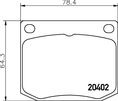 HELLA 8DB 355 017-381 - Kit pastiglie freno, Freno a disco www.autoricambit.com